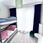 Horyzont Apartamenty-apartament Kaszmirowy Fale Bałtyku, Sauna, Siłownia, Plac Zabaw Apartament