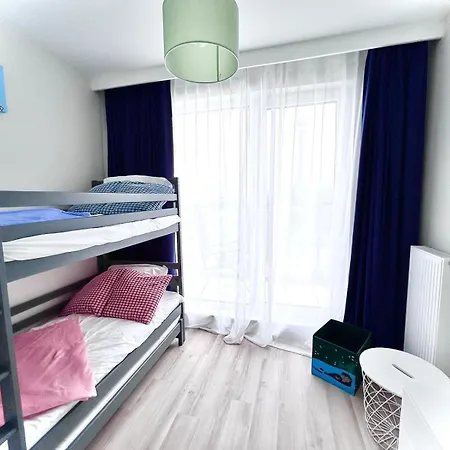Horyzont Apartamenty-apartament Kaszmirowy Fale Baltyku, Sauna, Silownia, Plac Zabaw Lägenhet